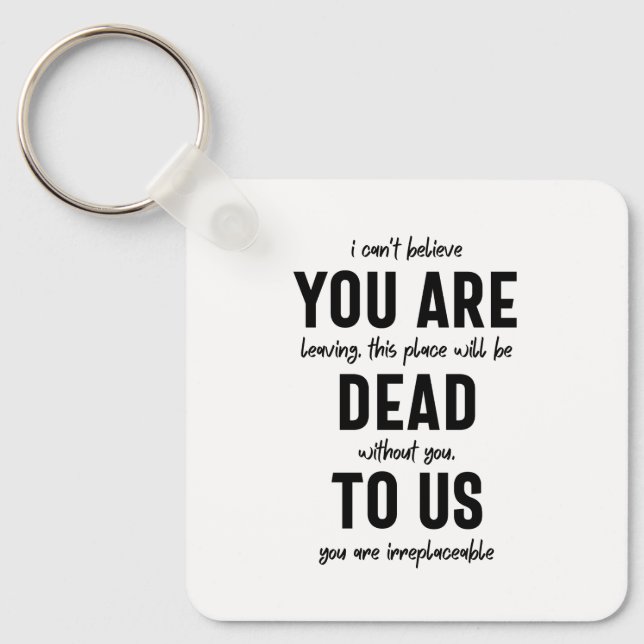 kollega farewell, pension, coworking adjö, nyckelring (Framsida)