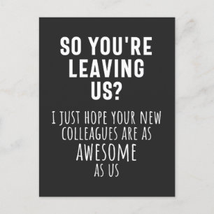 kollega farewell, pension, medarbetare, adjö, helg vykort