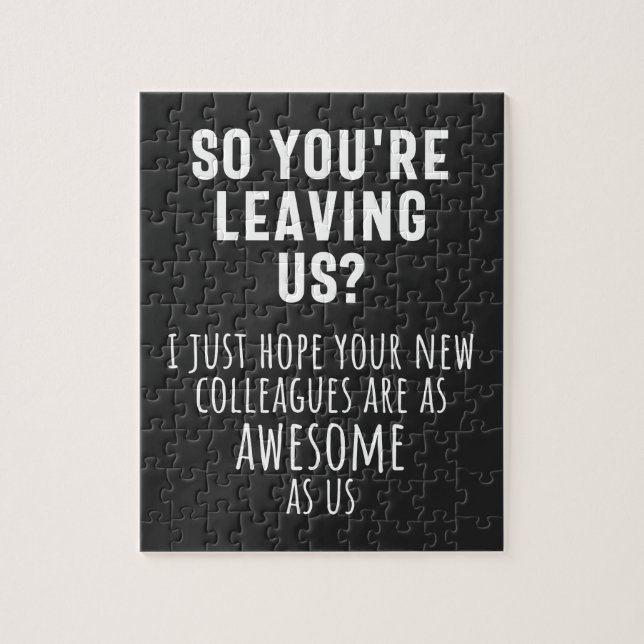 kollega farewell, pension, medarbetare, adjö, pussel (Vertikal)