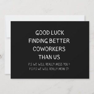Kollega Lämnar medarbetare Lämna ett nytt jobb Meddelande