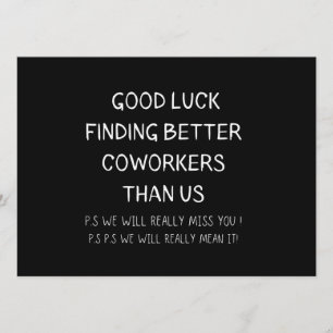 Kollega Lämnar medarbetare Lämna ett nytt jobb Meny