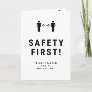 Kollegan Farewell Card - Safety First Kort
