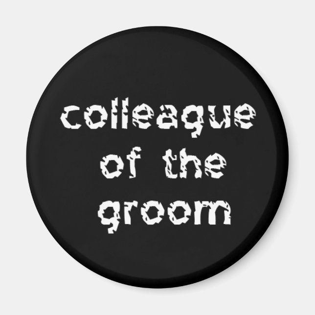 Kollegan i Groom Magnet (Framsidan)