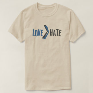 Kollektion av kärlek och hat T-shirts