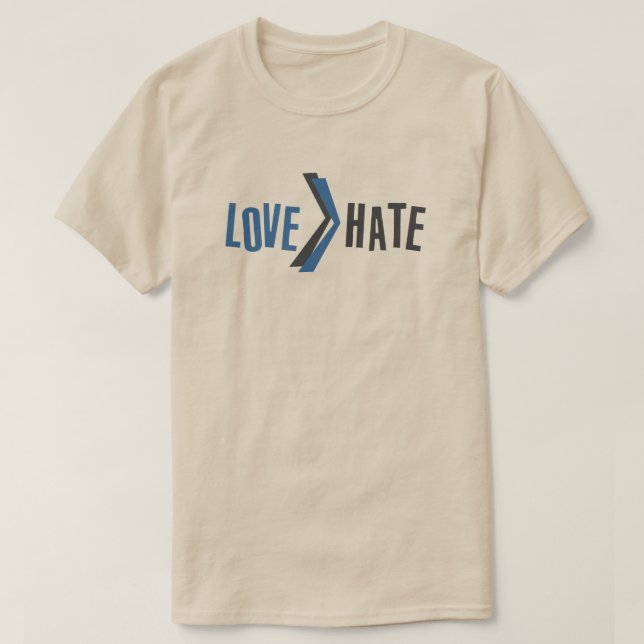 Kollektion av kärlek och hat T-shirts (Design framsida)