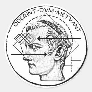Kollektiv medvetslös - Dominus Incitatus Runt Klistermärke
