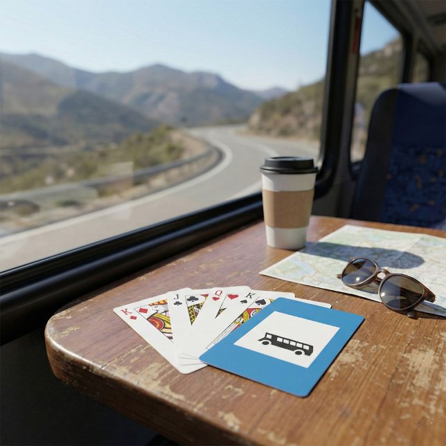 Kollektivtrafik Buss stoppskylt stadstransitering Casinokort (Skapare uppladdad)