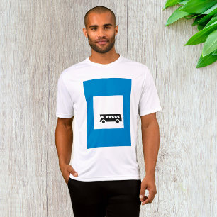 Kollektivtrafik Buss stoppskylt stadstransitering T Shirt