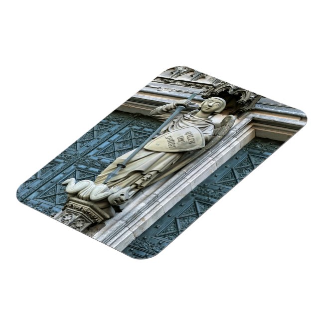 Kollensiska katedralstatyn magnet (Vänstra Sidan)