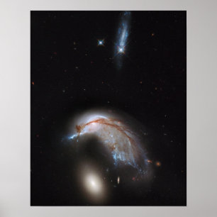 Kolliderande Galaxies Poster