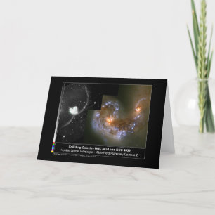 Kolliderar Galaxies Hubble Telescope Kort
