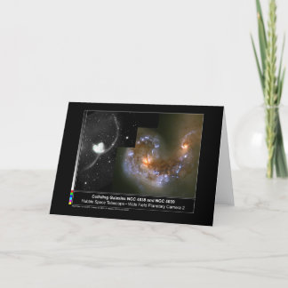 Kolliderar Galaxies Hubble Telescope Kort