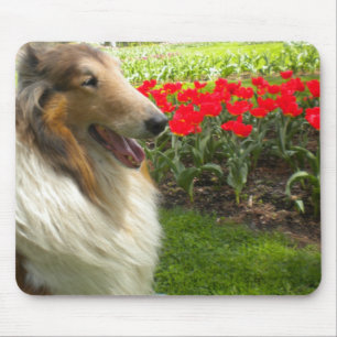 Kollie i Tulips Mouse Pad Musmatta