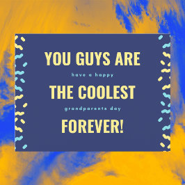 Kolmaste morföräldrar för flotta och Gult Vykort