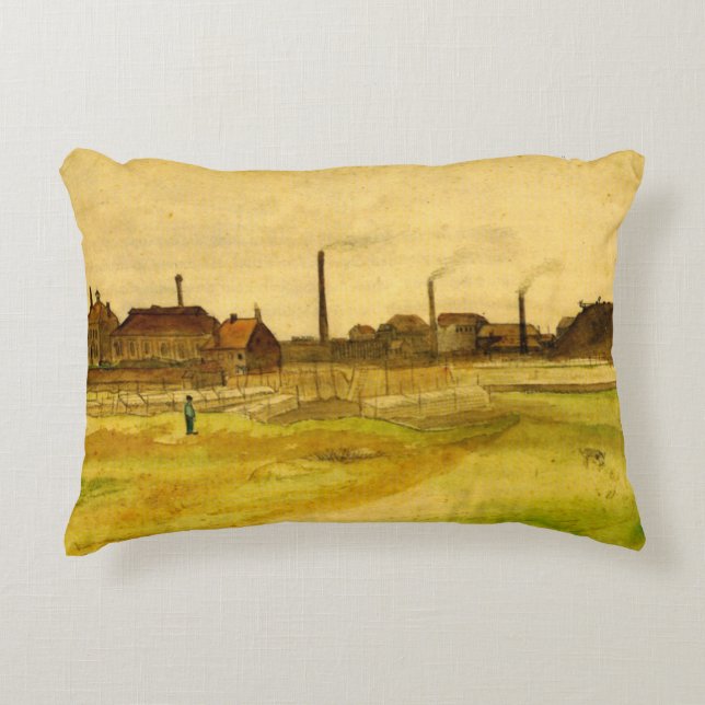 Kolmin i Borinage av Vincent van Gogh Prydnadskudde (Framsidan)