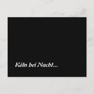 Köln bei Nacht Vykort