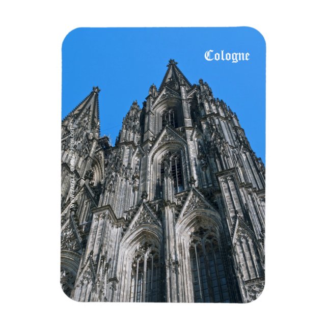 Köln Cathedral Premium Flexi Magnet (Vertikal)
