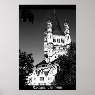Köln Church Poster