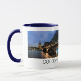 Köln Cityscape Tyskland Dom Night Souvenir Mugg