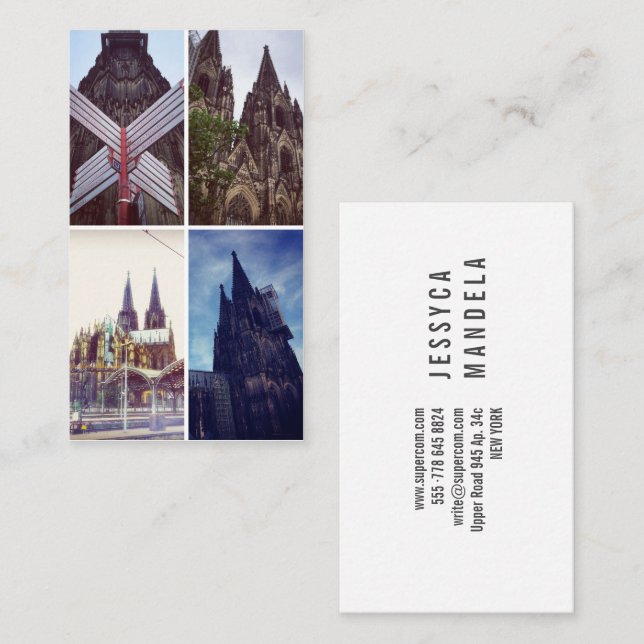 Köln Fotografi  Visitkort (Fram/baksida)