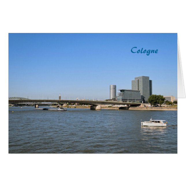 Köln Hälsningskort (Framsidan Horizontal)