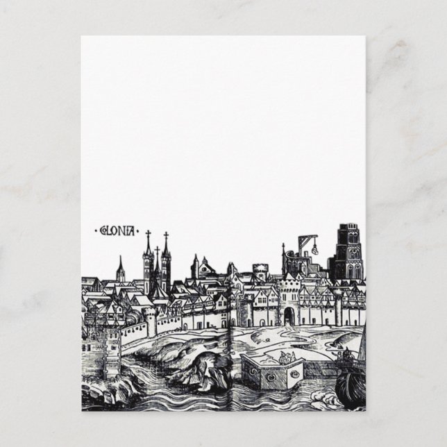 Köln i Nordrhein-Westfalen Vykort (Framsida)