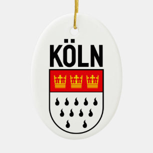 Köln jackat av arm (Tyskland) Julgransprydnad Keramik