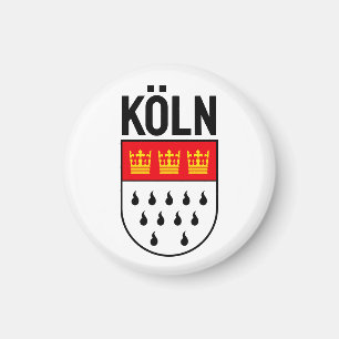 Köln jackat av arm (Tyskland) Magnet