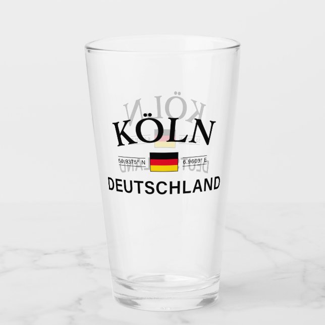 Koln (Köln) Deutschland Koordinates German Glaskopp (Framsida)