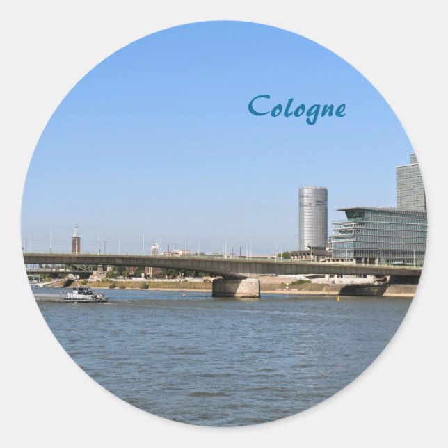 Köln Runt Klistermärke (Framsida)