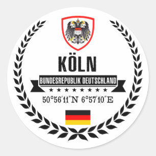 Köln Runt Klistermärke