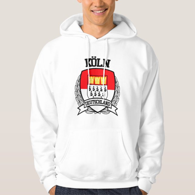 Köln Sweatshirt Med Luva (Framsida)