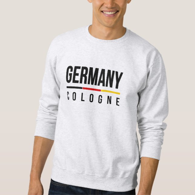 Köln Tyskland Lång Ärmad Tröja (Framsida)