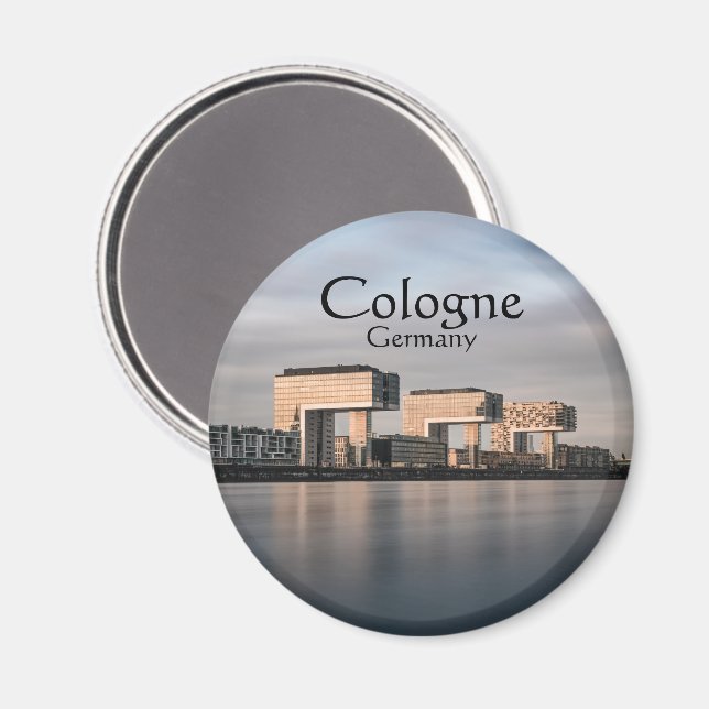 Köln Tyskland Souvenir Magnet (Front/Back)