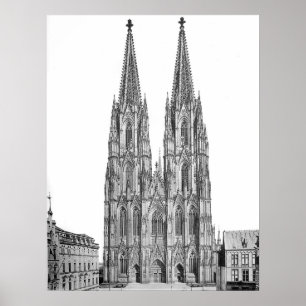 Kölner Dom 1911 Poster