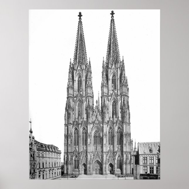 Kölner Dom 1911 Poster (Framsidan)