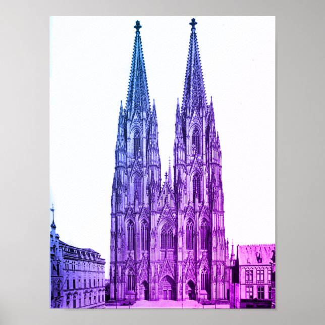 Kölner Dom 1911 Poster (Framsidan)