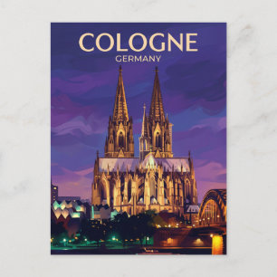 Kölnerdomen Tyskland Vykort