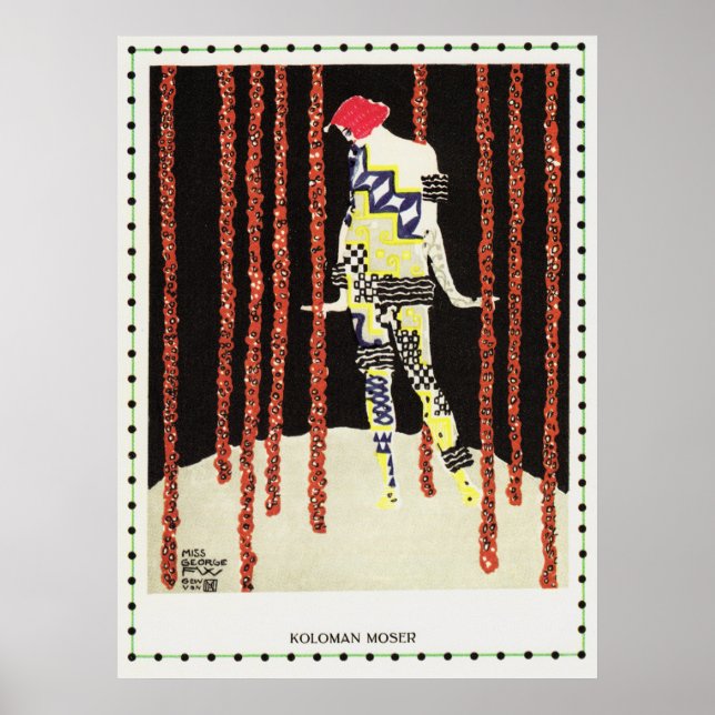 Kolo Moser - Dancer Miss Olga George Poster (Framsidan)