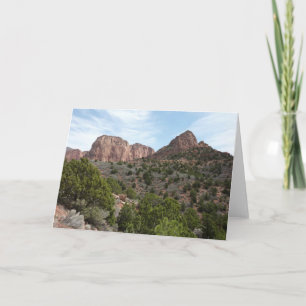 Kolob Canyons i Zion National Park Kort