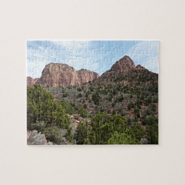 Kolob Canyons i Zion nationalpark Pussel (Horisontell)