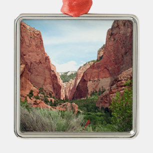 Kolob kanjoner, Zion nationalpark, Utah, USA 4 Julgransprydnad Metall