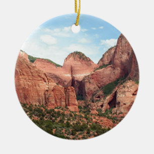 Kolob kanjoner, Zion nationalpark, Utah, USA Julgransprydnad Keramik