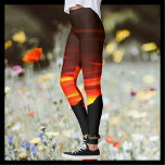 Kolob Sunset, Red Guld Namn på Ankle Leggings<br><div class="desc">Dessa PERSONLIGER,  unika,  ROLIGTAR,  dekoreras med vårt originalfoto av ett vackert rött solnedfall och guld utah-solnedgången. Personlig blek gult-skriptet NAMN ligger nära GRUND OF LÄMNAT LEG. Alla Höger förbehållna © 2016 Alan & Marcia Socolik.</div>