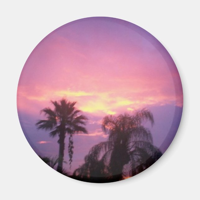 Koloful Florida Sunset Magnet (Framsidan)