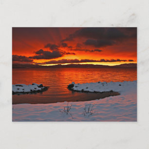 Kologen Sjö Tahoe Sunrise... Vykort