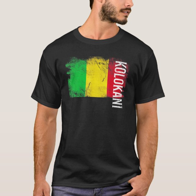 Kolokani Mali Flagga för Malians Manar Women Kids T Shirt (Framsida)