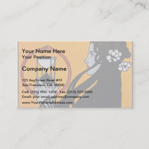 Koloman Moser- affisch för Frommes kalender Visitkort