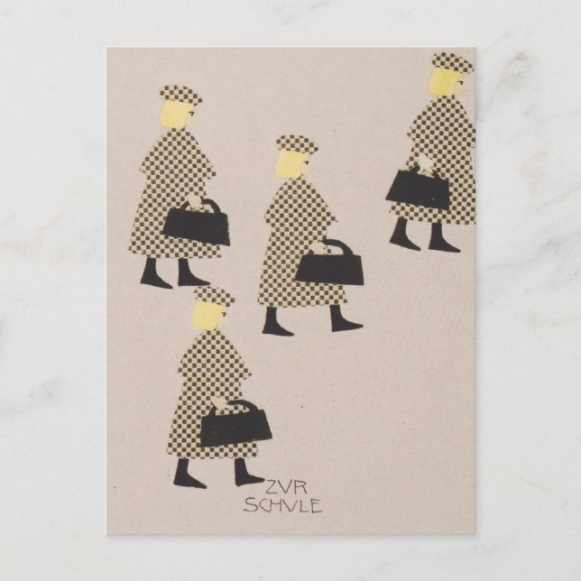 Koloman Moser-Bild bok för länet Ditha Vykort (Framsida)