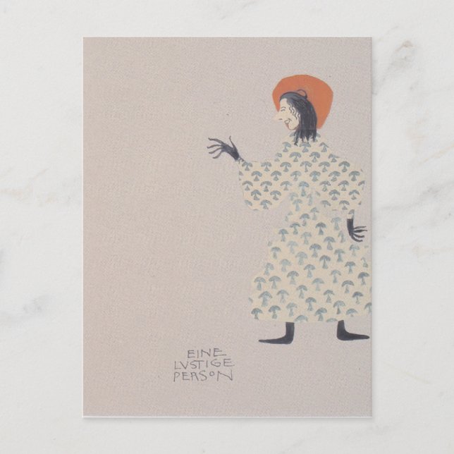 Koloman Moser-Bild bok för länet Ditha Vykort (Framsida)